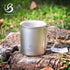 belmont BM-501 Titanium Double-walled Mug 300ml (Renewal) 雙層摺柄鈦杯